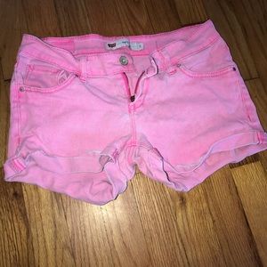 Hot Pink Levi Denim Shorts Size 5